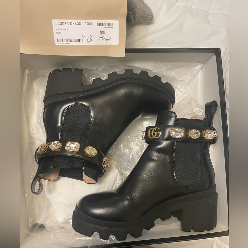 COPY - Gucci gg leather Chelsea boots